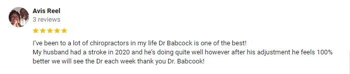 Chiropractic St. George UT Avis Testimonial